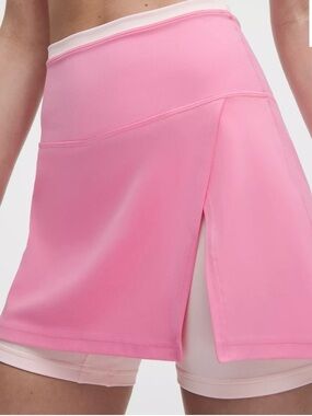 lululemon athletica Pink Midi Skirt with Built-In Shorts